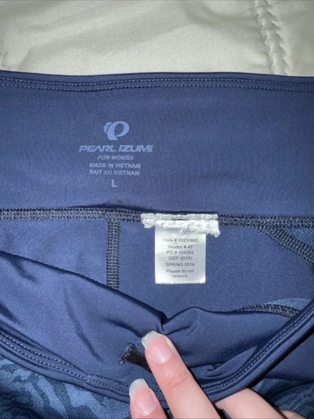 Pearl Izumi Womens 3” Inseam Blue Navy Canyon Cycling Shorts Size L